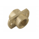 Spartan Hose Plate PVC 15mm Brass DR - HPPVC15